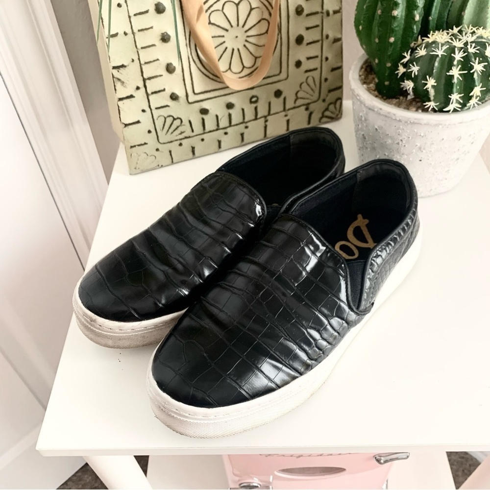 Sam Edelman Lacey Reptile Slip On Sneakers